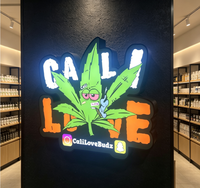 Enseigne lumineuse personnalisée en 3D pour entreprise, logo d'entreprise, publicité extérieure, enseigne en métal avec lettres lumineuses LED