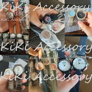 カスタマイズ可能なロゴ & パターンDIY腕時計38mm合金ケースクォーツ動き低MOQ彫刻パーソナライズされた写真時計 - Product Image 6