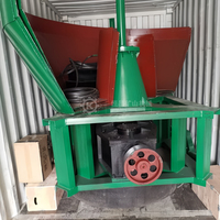 Haute qualité pierre dure argile brique roche fer extraction minerai fraisage 1200B deux roues extraction d'or moulin à casserole humide