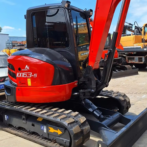 Excavatrice sur chenilles d'occasion de haute qualité Kx163-5 Kubota d'occasion mini-pelle Kubota d'occasion à vendre - Product Image 1