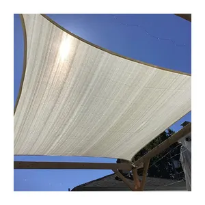 HDPE color UV protection solar garden line sun sail shade
