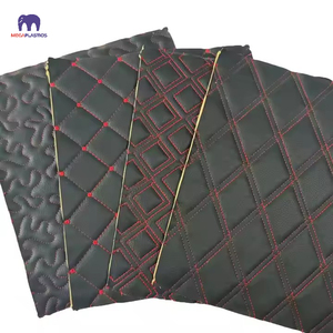 Housse de siège de voiture et de moto tendance, imperméable, en PVC gaufré, <span class=keywords><strong>simili</strong></span> <span class=keywords><strong>cuir</strong></span>, matelassée, brodée, pour l'intérieur du canapé - Product Image 1