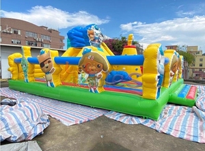 Château gonflable Octonauts de haute qualité avec trampoline de saut d'amusement géant pour parc en plein air enfants jouent - Product Image 4