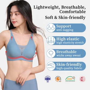 Set Reggiseno e Slip da Donna in Nylon Effetto Seta, Imbottitura Invisibile Push-up, Taglie Assortite, Vendita all'Ingrosso - Product Image 2