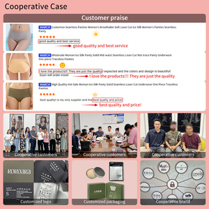 Mutandine da <span class=keywords><strong>donna</strong></span> in nylon senza cuciture, effetto seta ghiaccio, alta elasticità, con logo personalizzato, alta qualità, vendita all'ingrosso, disponibili in magazzino. - Product Image 4