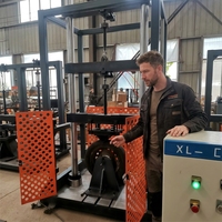 Máquina de Prueba de Impacto para Neumáticos de Aeronaves de Uso Pesado, Equipo de Simulación de Condiciones de Pista Complejas