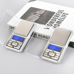 Balança digital de alta precisão para balança, mini balança de bolso para balança de peso, 200g, <span class=keywords><strong>500g</strong></span>, 0.01g, proteção contra sobrecarga - Product Image 1