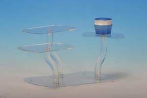 Soporte Desmontable de Acrílico para Gafas de Sol y Gafas Graduadas, Platos Redondos de Plexiglás, Exhibidor de Joyas y Relojes - Product Image 6