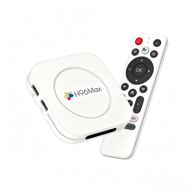 H96 Max Smart Media Box, 4K Ultra HD Streaming Device, Stable Operation, User-Friendly Interface for Home Theater Use