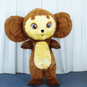 Disfraz <span class=keywords><strong>de</strong></span> Mascota Inflable <span class=keywords><strong>de</strong></span> Mono Cheburashka con Orejas Grandes <span class=keywords><strong>de</strong></span> Dibujos Animados para Desfile <span class=keywords><strong>de</strong></span> Carnaval, en Venta - Product Image 2