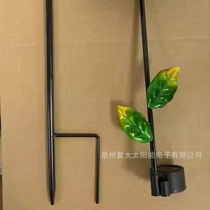 Solar Garden <b>Lights</b> Metal <b>Flower</b> Led Outdoor Decorative Lamp Water Resistant Free Standing 2 Year Warranty - Product Image 4