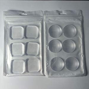Poliüretan Kapı Durdurucuları 6'lı Paket Kendinden Yapışkanlı Kapı Tamponları Kapı Pedleri Kapı Çarpmasını Önlemek İçin Şeffaf Yuvarlak Kapı Durdurucu - Product Image 6
