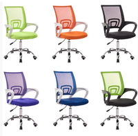 Mobilier de bureau Chaise accoudoir ergonomique rotative Chaise de bureau élévatrice avec support lombaire mobile