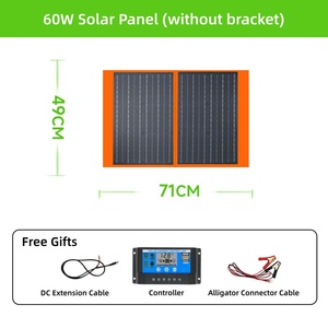 <span class=keywords><strong>Kit</strong></span> de panneaux solaires pliables 60W-500W, efficacité 21%, monocristallin noir portable, pour la recharge de téléphones, ordinateurs portables, banques d'alimentation, <span class=keywords><strong>camping</strong></span>, <span class=keywords><strong>camping</strong></span>-<span class=keywords><strong>car</strong></span>, marine - Product Image 2