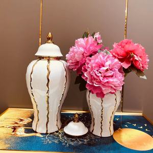 Elegant Ceramic <strong>Flower</strong> <strong>Vase</strong> With Electroplated - Decorative and Functional <strong>Flower</strong> <strong>Vase</strong> for Home or Office - Product Image 4