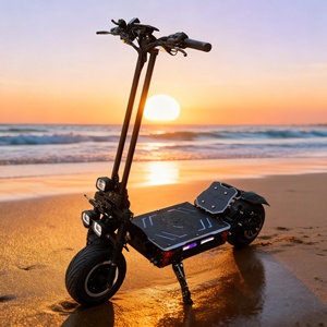 Trottinette électrique M13 à double moteur pour adultes, 72V 15000W 50Ah, vitesse rapide 100-120 km/h, longue autonomie, contrôleur 72V 65A*2 - Product Image 1