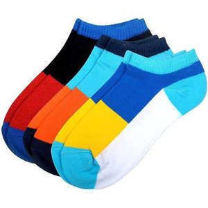 High Quality Custom Logo Dress <b>Socks</b> Sporty Knitted Spandex/Cotton Anti-Bacterial Quick Dry <b>Black</b> Blue Red Brown Spring Multiple - Product Image 5