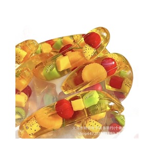 Jouet Squishy Transparent en Forme de Tranche de Fruit, Rempli de <span class=keywords><strong>Vaseline</strong></span>, à Remontée Lente, Sensoriel, Anti-Stress, à Presser - Product Image 5