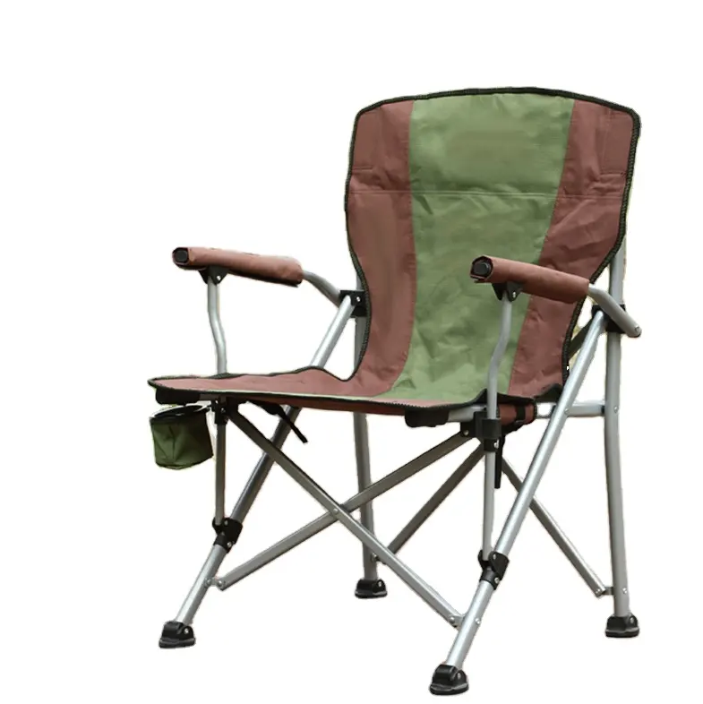 Edc — chaise pliante d'extérieur, fauteuil de camping de qualité supérieure, rétro vert, offre spéciale