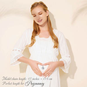 Collana con Sfera Armonica Merryshine, Ciondolo Bola Sonora Brillante per Gravidanza, Gioiello d'Amore Materno per Futura Mamma - Product Image 4