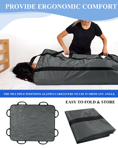 Bande de transfert patient personnalisée pour lit d'hôpital et soins aux personnes âgées - Product Image 6