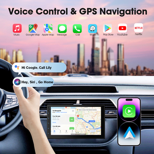 Phổ 2 Din 7/9/10 inch màn hình cảm ứng <span class=keywords><strong>Car</strong></span> DVD <span class=keywords><strong>Player</strong></span> với Carplay GPS Wifi BT FM 2 + 32G/2 + 64G tự động chuyển hướng hệ thống âm thanh nổi - Product Image 4