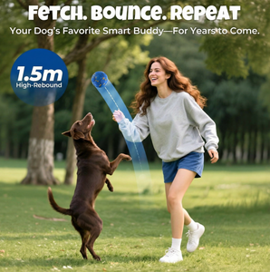 Jouet de balle <span class=keywords><strong>pour</strong></span> <span class=keywords><strong>chien</strong></span> interactif automatique intelligent en matériau E-TPU écologique <span class=keywords><strong>pour</strong></span> <span class=keywords><strong>chien</strong></span> de taille moyenne et grande, balle de <span class=keywords><strong>chien</strong></span> qui se déplace, tourne et rebondit - Product Image 4