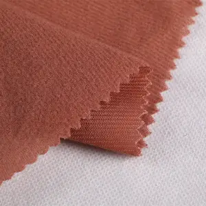 100 Polyester Kette gestrickt gebürstet Trikot Loop Flor Samt Frottee Stoff