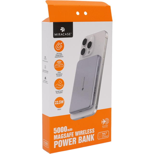 Vibrant Two-Tone Full Color Portable Art Paper Hang Hole Box with Embossing for Magnetic Wireless Power Bank Retail Packaging