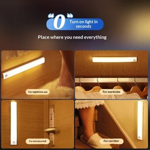 Smart Home Wireless Rechargeable LED Night <b>Lights</b> – Motion <b>Sensor</b> <b>Lights</b> for Closet, Kitchen, Bedroom, Cabinet – USB Charging, 3 - Product Image 5