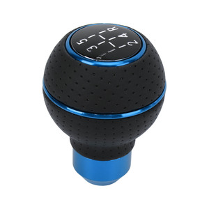 Pommeau de levier de vitesse 5 vitesses M8 M10 M11 M12 universel en aluminium pour voiture, boîte de vitesses manuelle, bleu - Product Image 5