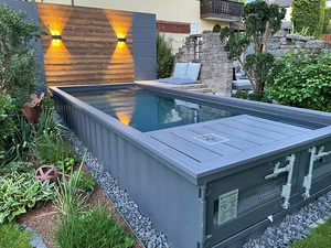 Piscina de Fibra de Vidrio para Exteriores, Diseño Personalizado, <span class=keywords><strong>Pequeña</strong></span>, para Familias y Niños, Piscina Elevada - Product Image 5