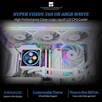 Refroidisseur à liquide pour processeur Thermalright Hyper Vision 360 UB ARGB blanc (système tout-en-un) pour AM5, Intel LGA1851