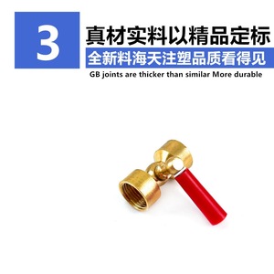 Válvula de Bola de Latón M20 1 Pulgada Tipo Conexión Directa para Agua, Presión de Operación 650 psi - Product Image 5