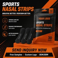 Bandes nasales personnalisées de haute qualité anti-ronflement, soulagement de la congestion, patch nasal non tissé pour une meilleure respiration et un sommeil amélioré, OEM ODM