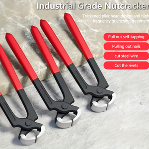 High Quality Carpenter Tweezers Clamp Plier Kit Pull Nail End Cutting Hardware <strong>Hand</strong> <strong>Tools</strong> with Nipper Factory Price - Product Image 5