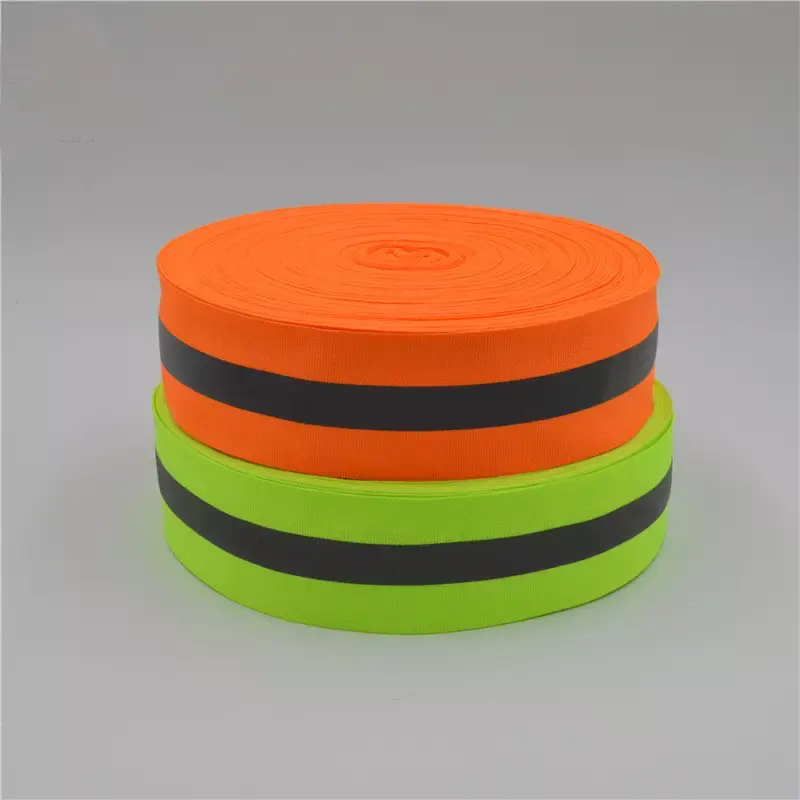 Durable Reflective Webbing Ribbon Reflective Tape for Christmas Decoration or Pet Clothing