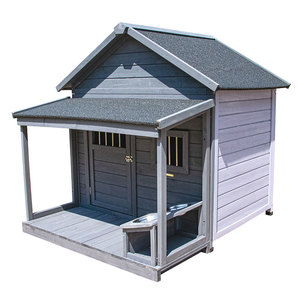 Casa de Lujo para Mascotas, Caseta de Madera para Perros al Aire Libre, Casa de Madera para Mascotas, Jaulas y Transportadores para Mascotas, Ocio Sostenible - Product Image 1