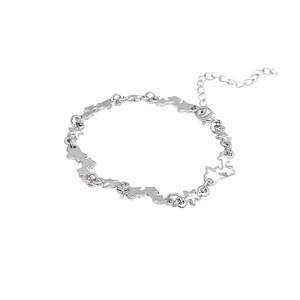 Sweet Cool Hot Girl Style Senior Sense <span class=keywords><strong>Star</strong></span> Pulsera Mujer Luz Lujo Pequeña multitud Todos con estrella de cinco puntas Cuerda de mano - Product Image 5