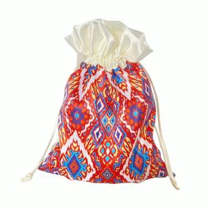 SANAS Jewelry Gift Ethnic Style <b>Small</b> Flannel Eco-friendly Durable <b>Drawstring</b> <b>Bag</b> Wholesale - Product Image 5