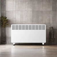 Radiateur Convecteur Électrique OEM sur Roues avec Thermostat Réglable, Chauffage par Convection Mural pour Maison et Bureau Intérieur