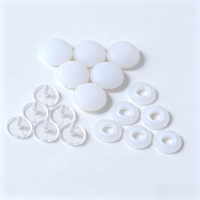 Tutup Plastik 13mm 15mm 17mm, Tombol Atas Anti Karat, Tidak Ada Noda Karat Setelah Dicuci, untuk Aksesoris Topi Baseball dan Topi Anak