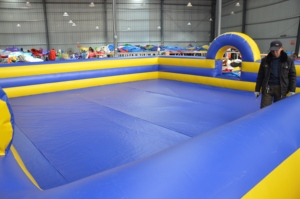 Extra Large Carré Bleu Jaune Gonflable Play Pit Enfants Commercial Ball Pit <span class=keywords><strong>Activités</strong></span> Intérieur Extérieur Fêtes Famille - Product Image 4