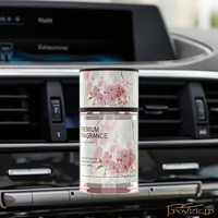 Diffuseur de parfum pour voiture en verre avec bouchon blanc, parfum longue durée, éliminateur d'odeurs, décoration pour voiture, chambre et bureau