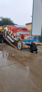 Carrozza elettrica per trasporto speciale di 2/<span class=keywords><strong>3</strong></span> fila personalizzata carrozza trainata a cavallo di nuovo stile moderna - Product Image 5