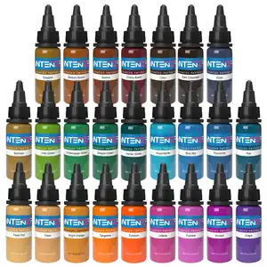 Cheap Price Famous Brand Tattoo Ink 1oz Snow White Opaque True Black Bright Red Color Tattoo Ink