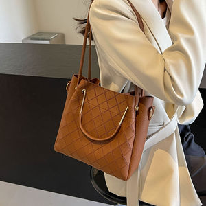 Bolso de mano Fabricante Bolso de compras Gran capacidad Diseñador de lujo Bolsos de mano de cuero PU para mujer - Product Image 1