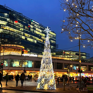2025 Longstar nuovo grande Festival di lusso di programmazione illuminazione decorazione albero di natale - Product Image 2