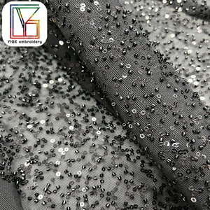 Stretch Evening Dress Fabric Black