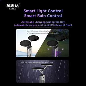 Lámpara <span class=keywords><strong>Insecticida</strong></span> Inteligente <span class=keywords><strong>para</strong></span> Exteriores, Iluminación Solar, Lámpara de Doble Propósito <span class=keywords><strong>para</strong></span> Matar <span class=keywords><strong>Mosquitos</strong></span>, <span class=keywords><strong>Moscas</strong></span> <span class=keywords><strong>y</strong></span> Polillas, Agente Bienvenido - Product Image 5